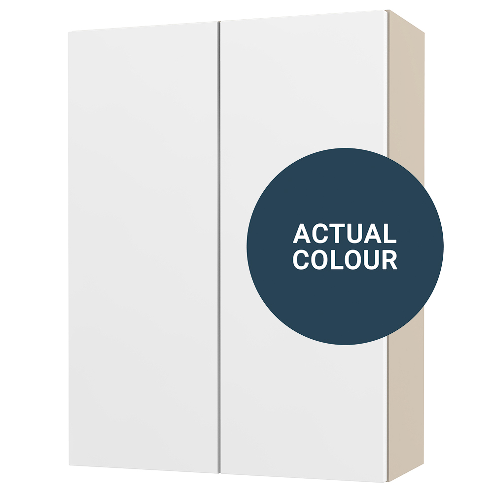 Image of Duarti By Calypso Cascade 500mm Full Depth 2 Door Wall Hung Unit - Twilight Blue