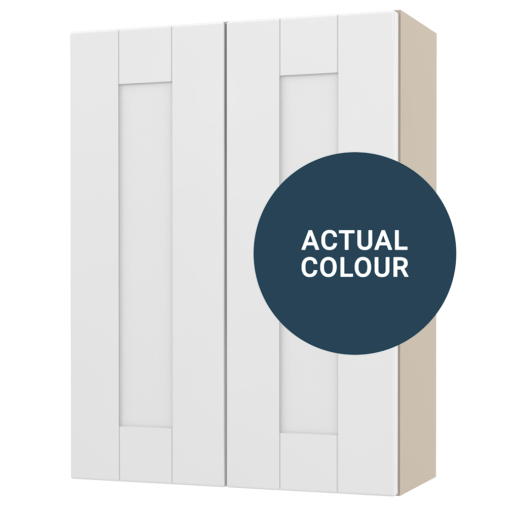 Image of Duarti By Calypso Highwood 500mm Full Depth 2 Door Wall Hung Unit - Twilight Blue