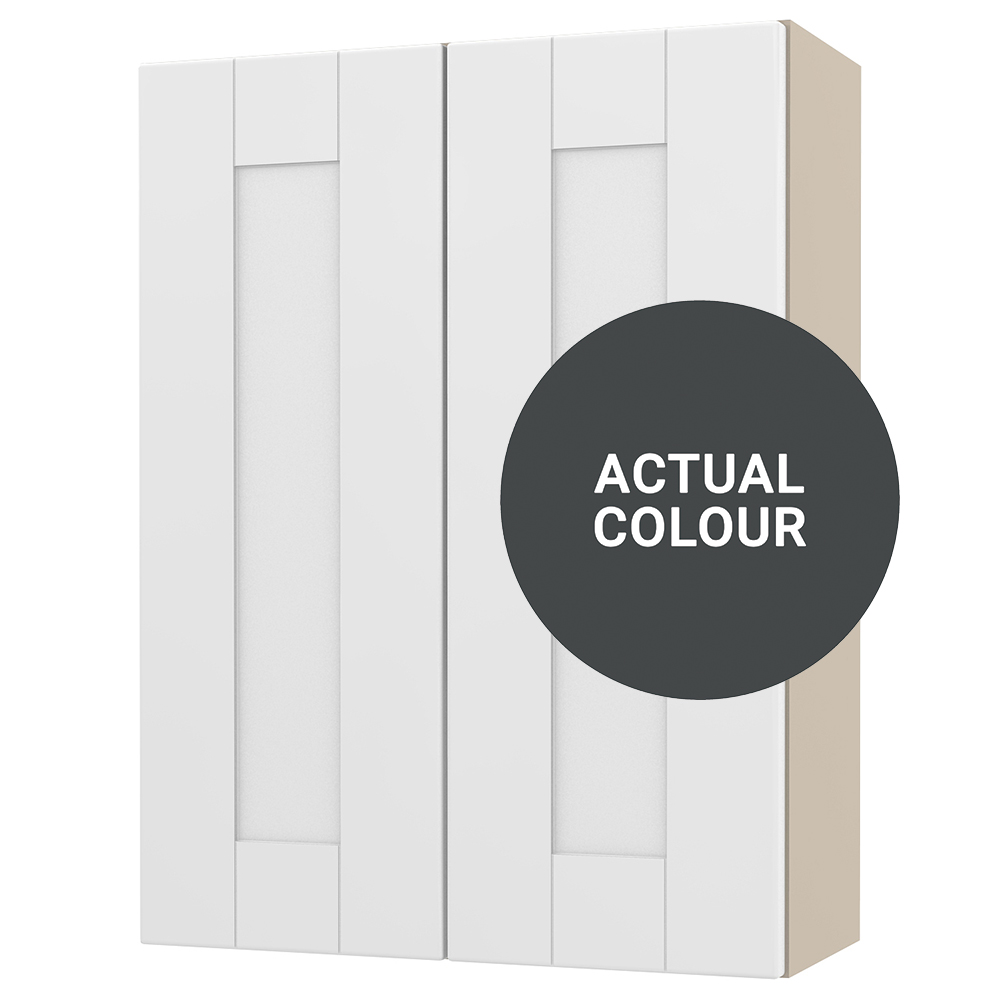 Image of Duarti By Calypso Highwood 500mm Full Depth 2 Door Wall Hung Unit - Midnight Grey