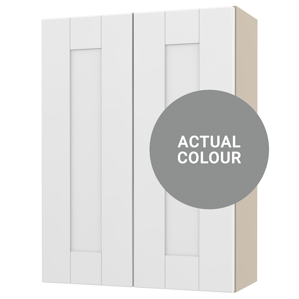 Image of Duarti By Calypso Highwood 500mm Full Depth 2 Door Wall Hung Unit - Twilight Grey