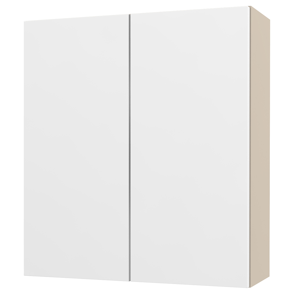 Image of Duarti By Calypso Cascade 600mm Full Depth 2 Door Wall Hung Unit - Mirror White