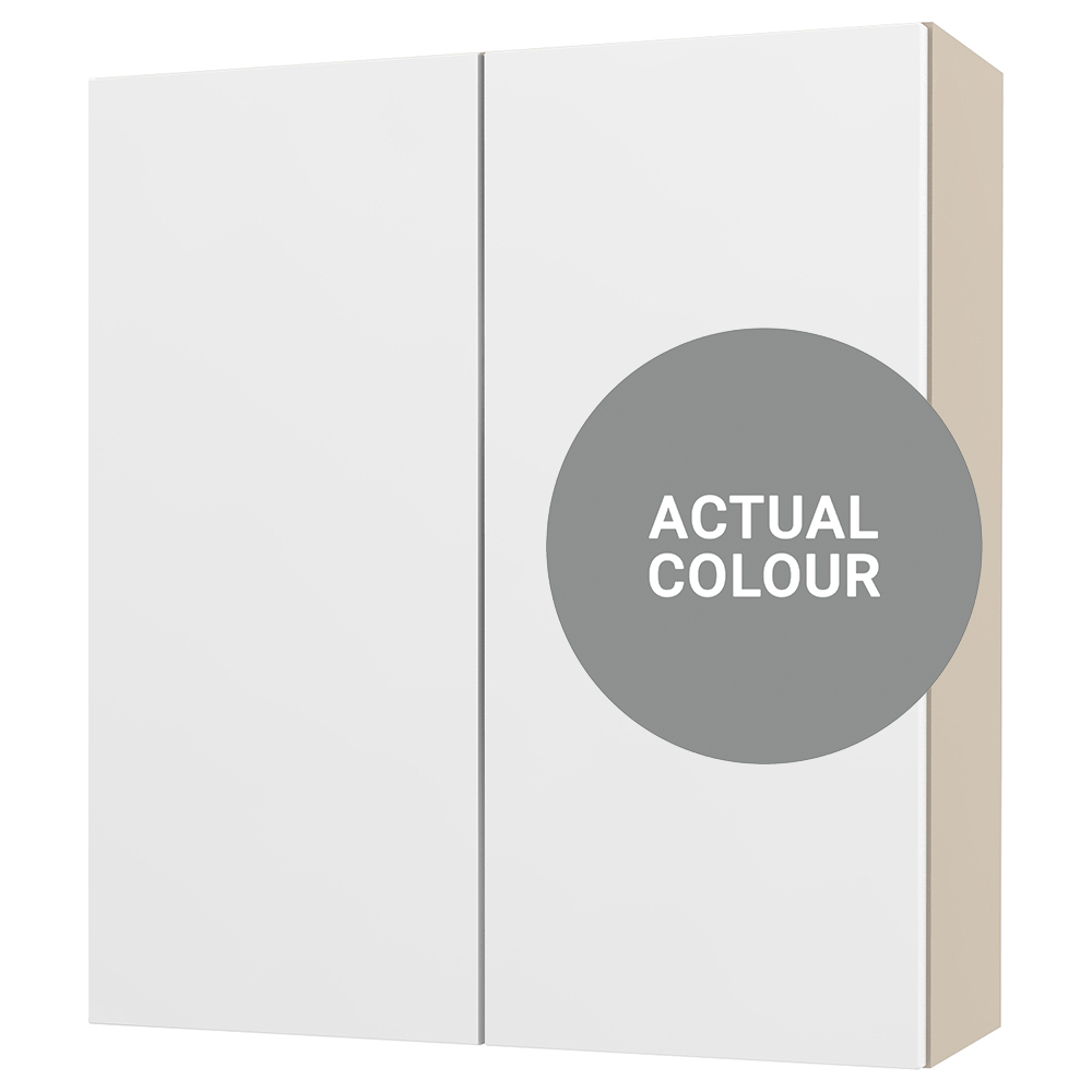 Image of Duarti By Calypso Cascade 600mm Full Depth 2 Door Wall Hung Unit - Twilight Grey