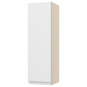 Duarti By Calypso Beaufort Right Hand 200mm Full Depth 1 Door Wall Hung Unit - White Varnish