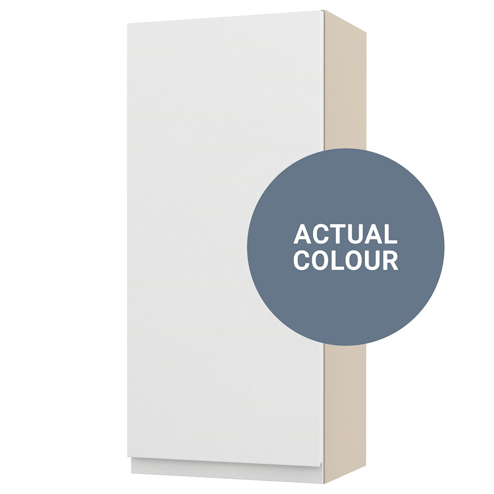 Image of Duarti By Calypso Beaufort Right Hand 300mm Full Depth 1 Door Wall Hung Unit - Bermuda Blue