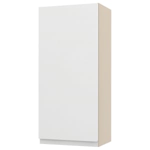 Duarti By Calypso Beaufort Right Hand 300mm Full Depth 1 Door Wall Hung Unit - White Varnish