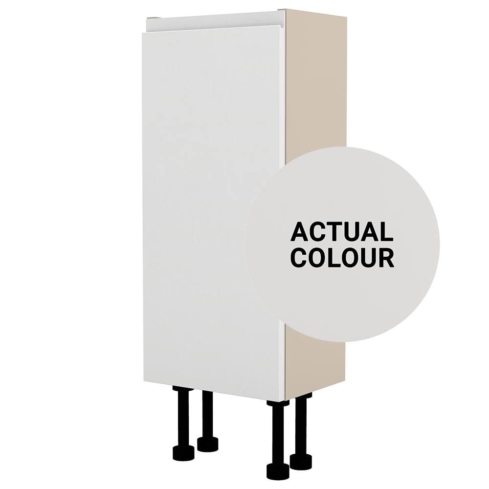 Image of Duarti By Calypso Beaufort Left Hand 300mm Slimline 1 Door Floor Standing Unit - Grey Varnish