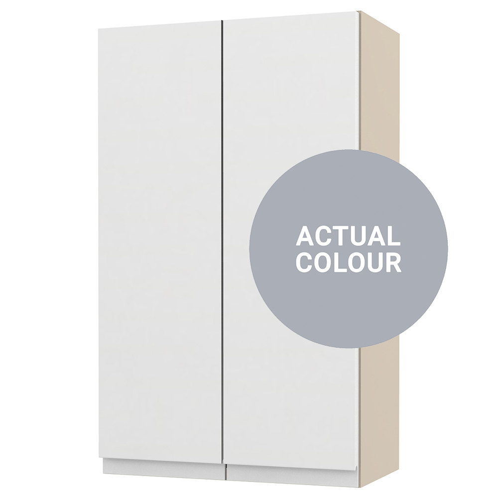 Image of Duarti By Calypso Beaufort 400mm Full Depth 2 Door Wall Hung Unit - Shadow Grey