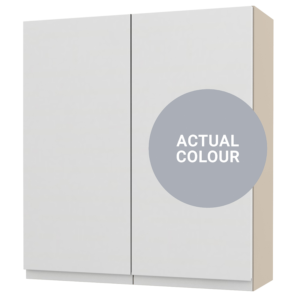 Image of Duarti By Calypso Beaufort 600mm Full Depth 2 Door Wall Hung Unit - Shadow Grey