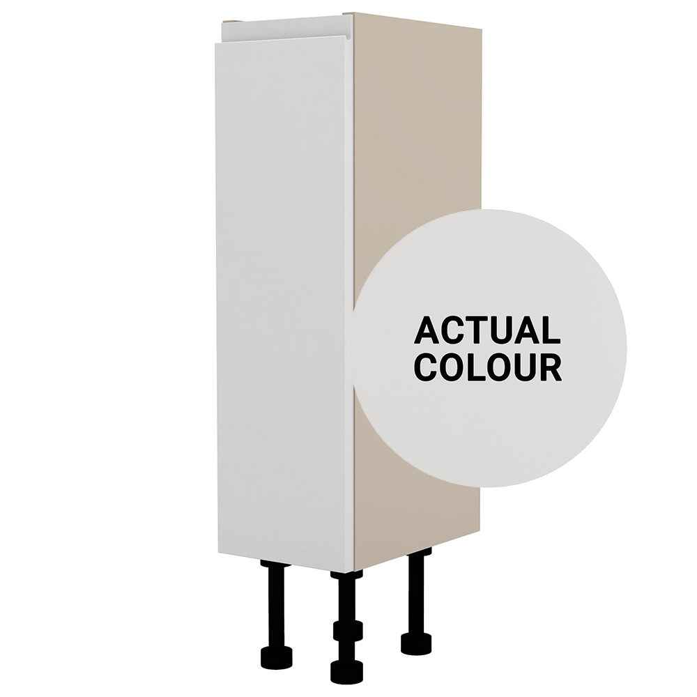 Image of Duarti By Calypso Beaufort Left Hand 200mm 1 Door Floor Standing Unit - Grey Varnish