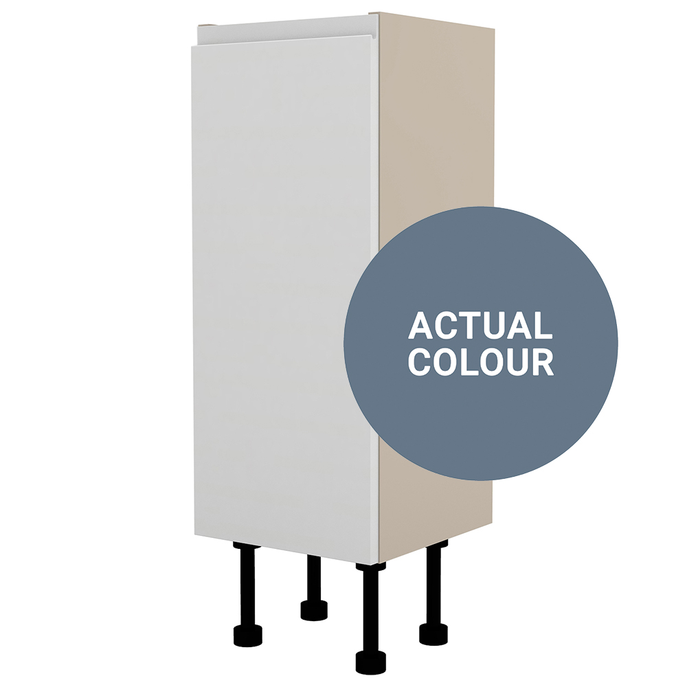 Image of Duarti By Calypso Beaufort Left Hand 250mm 1 Door Floor Standing Unit - Bermuda Blue