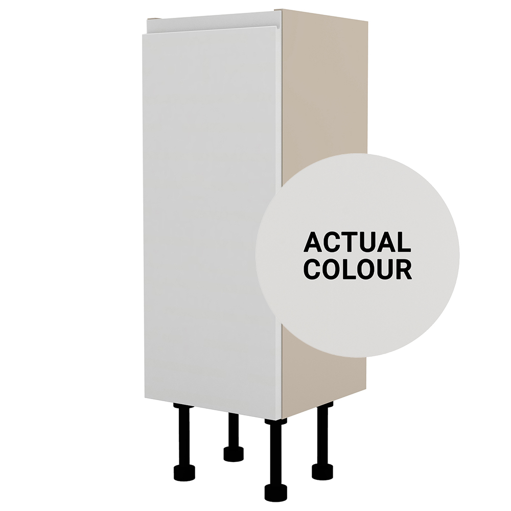 Image of Duarti By Calypso Beaufort Left Hand 250mm 1 Door Floor Standing Unit - Grey Varnish