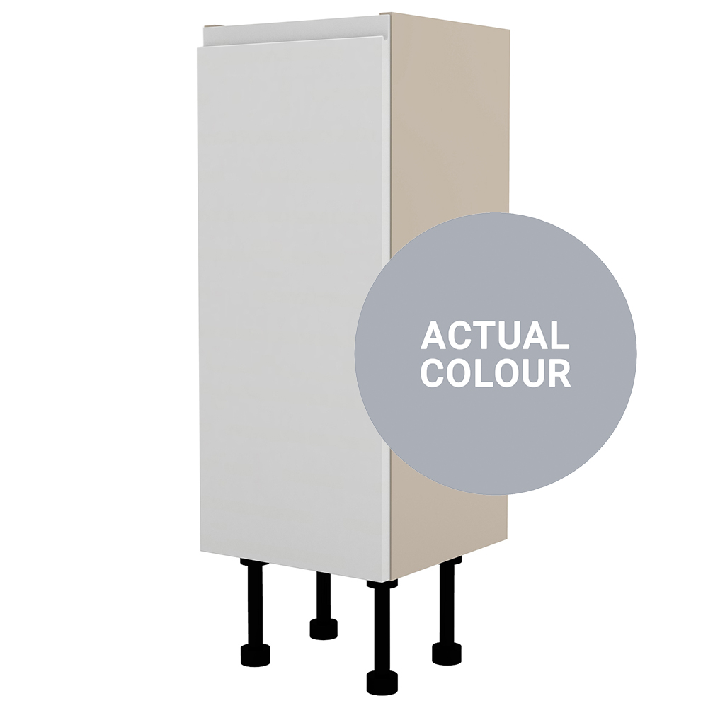 Image of Duarti By Calypso Beaufort Left Hand 250mm 1 Door Floor Standing Unit - Shadow Grey