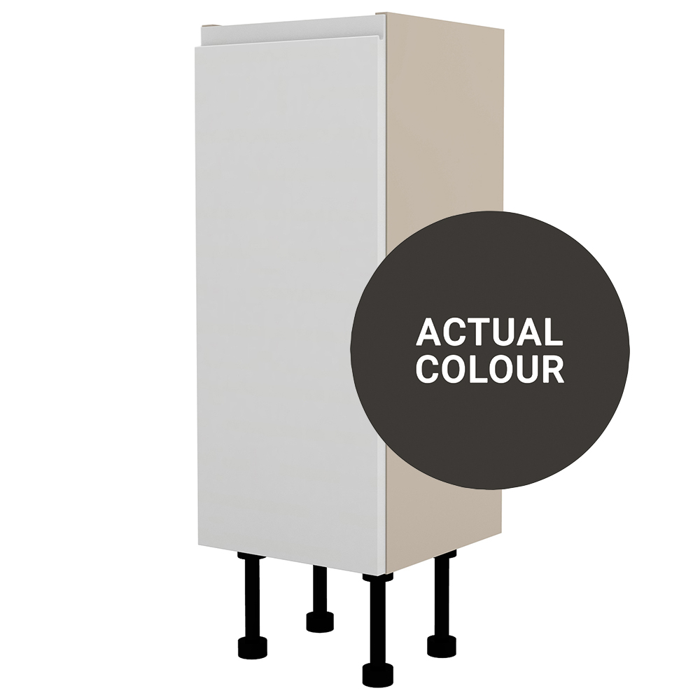 Image of Duarti By Calypso Beaufort Left Hand 250mm 1 Door Floor Standing Unit - Ember Grey