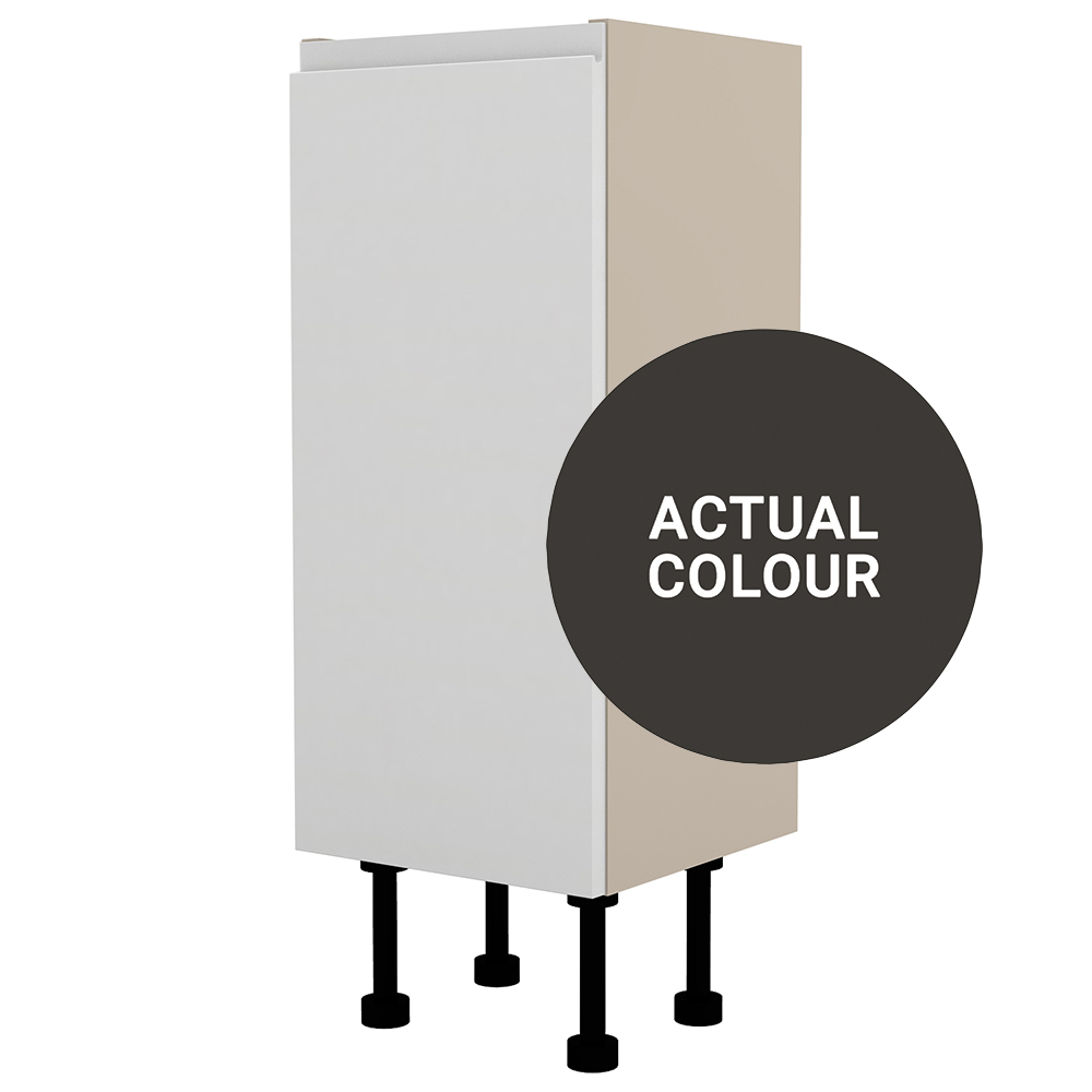 Duarti By Calypso Beaufort Left Hand 300mm 1 Door Floor Standing Unit - Ember Grey