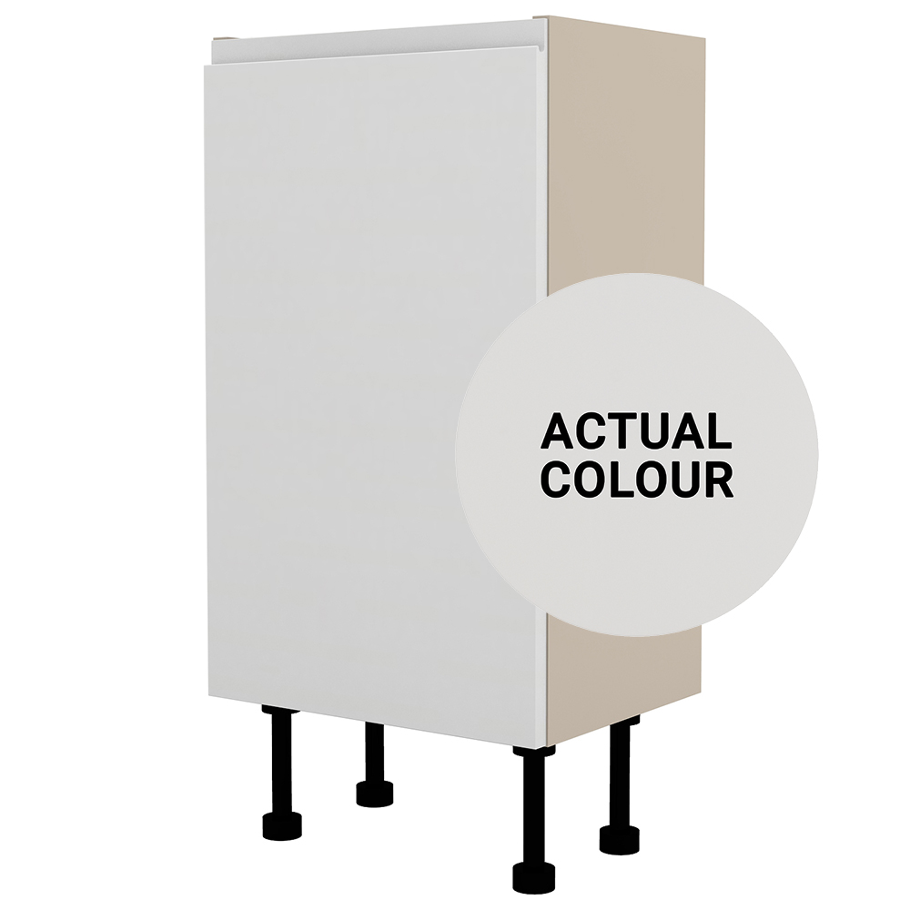 Image of Duarti By Calypso Beaufort Left Hand 400mm 1 Door Floor Standing Unit - Grey Varnish