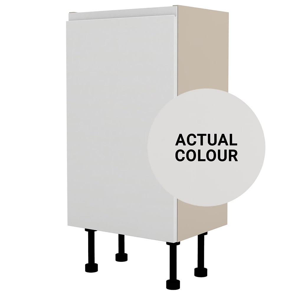 Duarti By Calypso Beaufort Left Hand 400mm 1 Door Floor Standing Unit Grey Varnish Wickes.co.uk