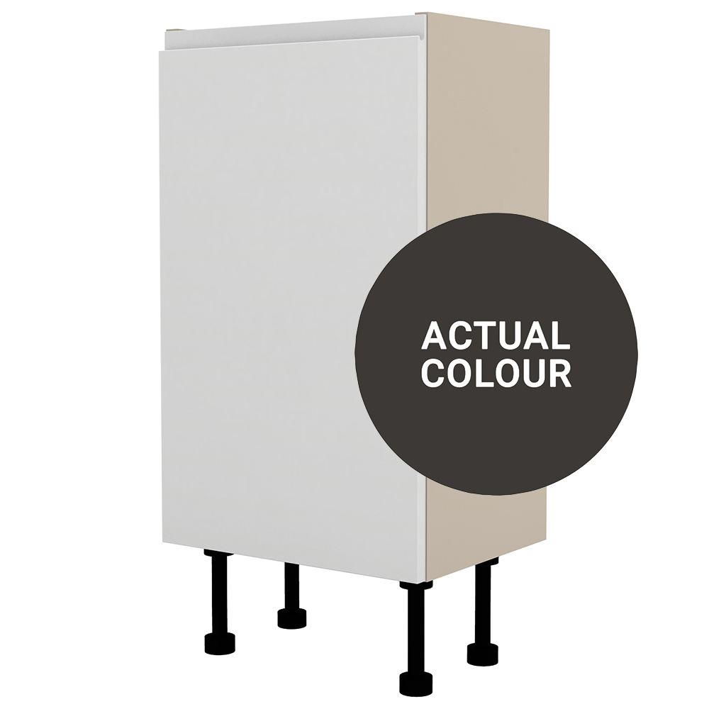 Image of Duarti By Calypso Beaufort Left Hand 400mm 1 Door Floor Standing Unit - Ember Grey