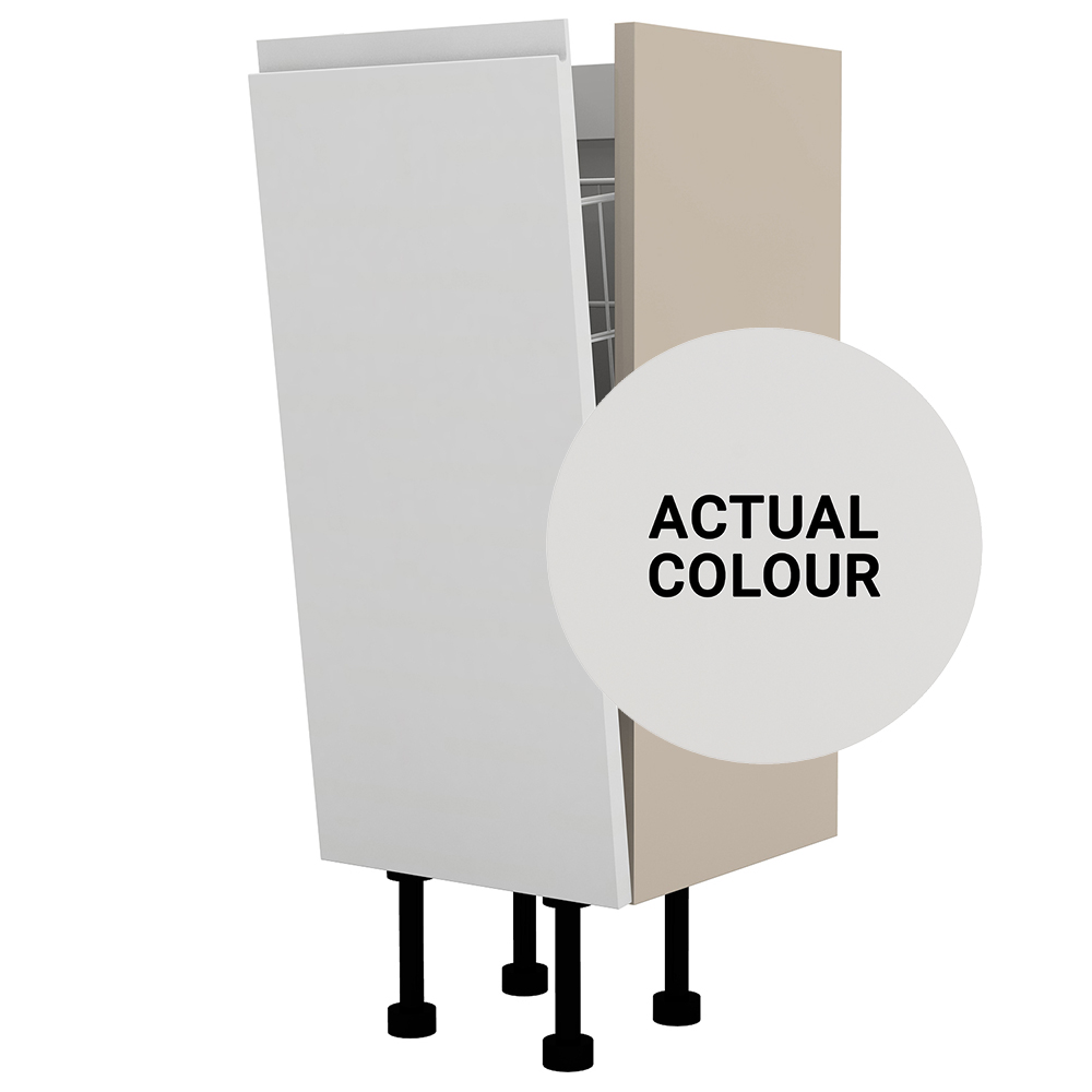 Image of Duarti By Calypso Beaufort 300mm Full Depth Laundry Unit - Grey Varnish