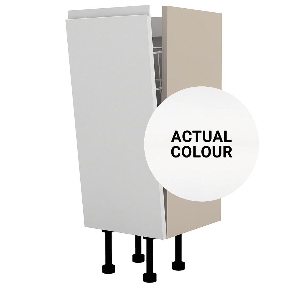 Image of Duarti By Calypso Beaufort 300mm Full Depth Laundry Unit - White Varnish