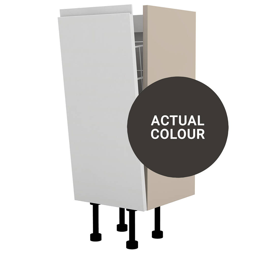 Image of Duarti By Calypso Beaufort 300mm Full Depth Laundry Unit - Ember Grey