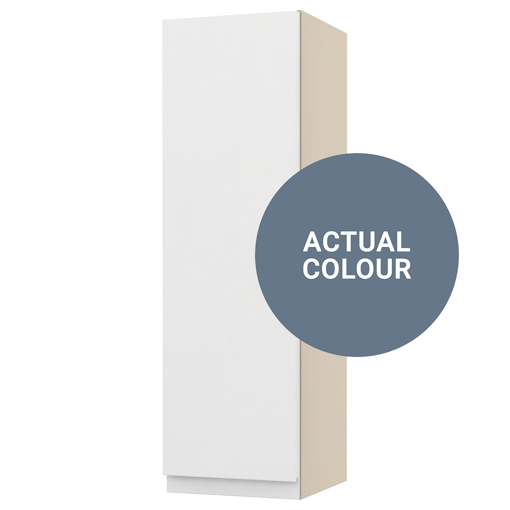 Image of Duarti By Calypso Beaufort Left Hand 200mm Full Depth 1 Door Wall Hung Unit - Bermuda Blue