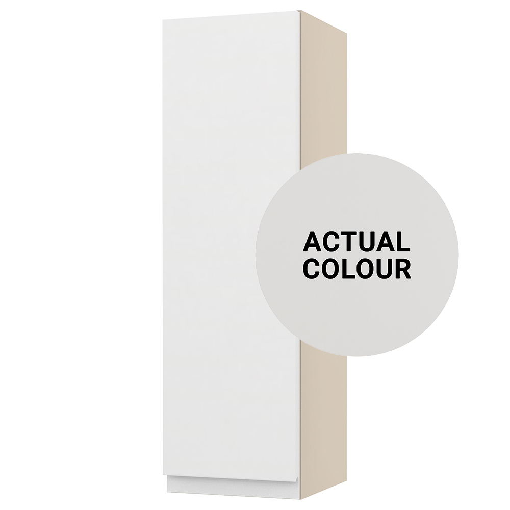 Image of Duarti By Calypso Beaufort Left Hand 200mm Full Depth 1 Door Wall Hung Unit - Grey Varnish