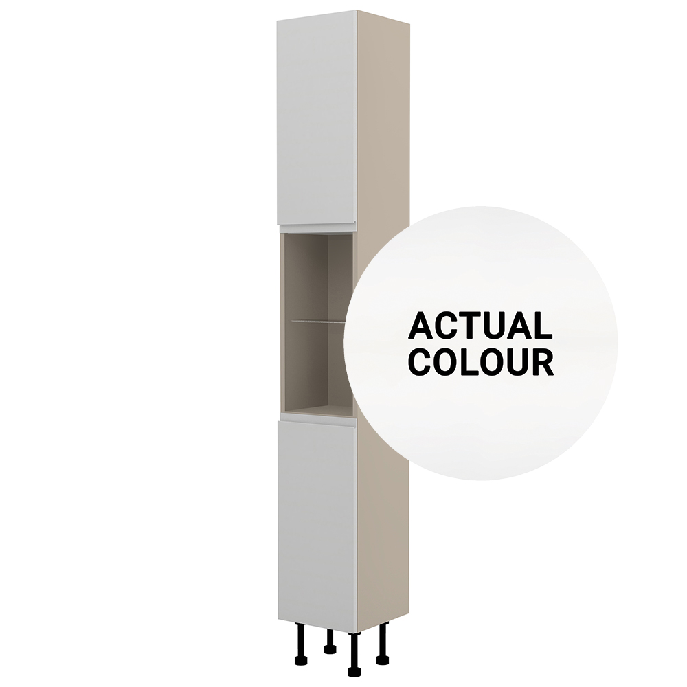 Image of Duarti By Calypso Beaufort Left Hand 300mm Full Depth High Rise Tower Unit - White Varnish