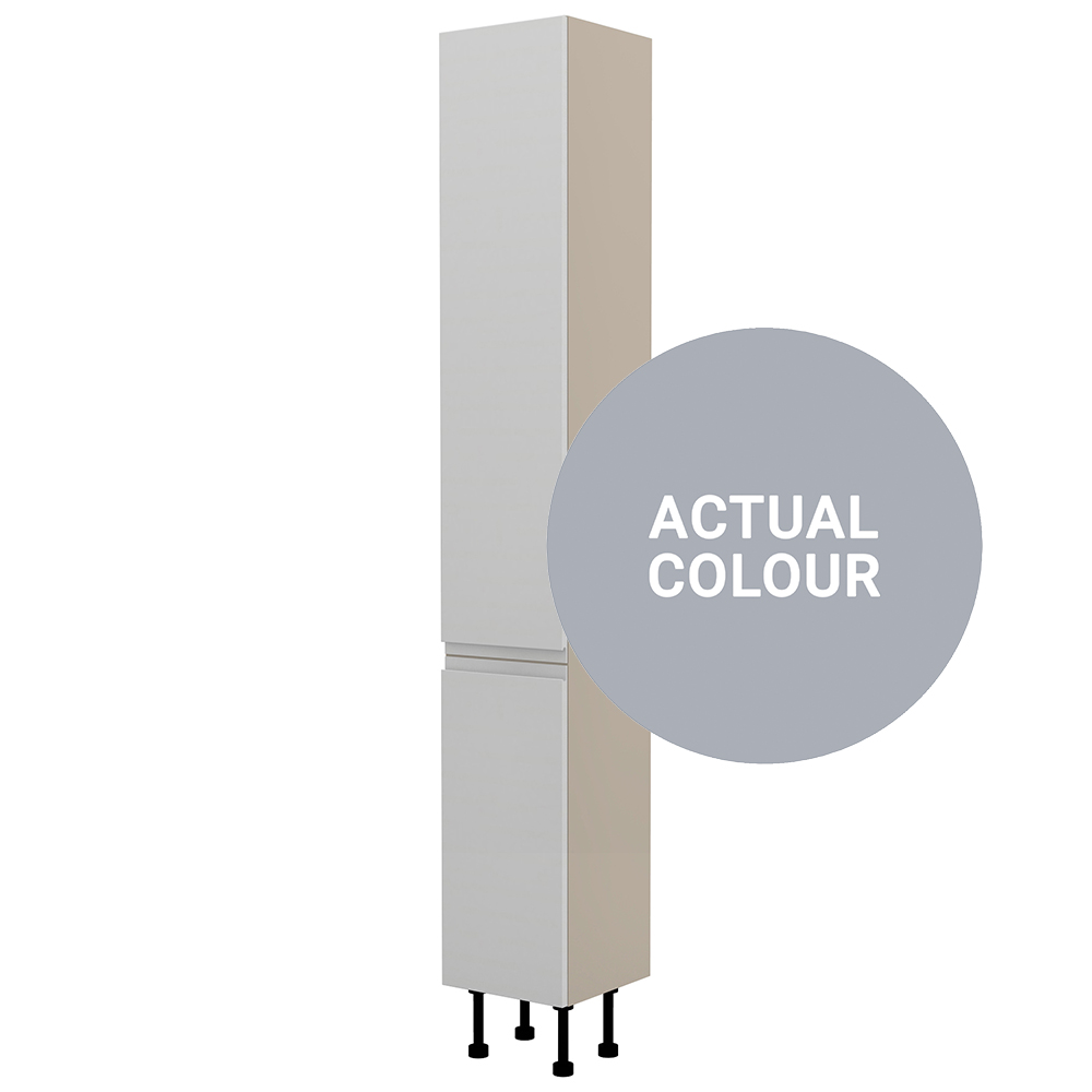 Image of Duarti By Calypso Beaufort Left Hand 300mm Full Depth High Rise Full Door Tower Unit - Shadow Grey