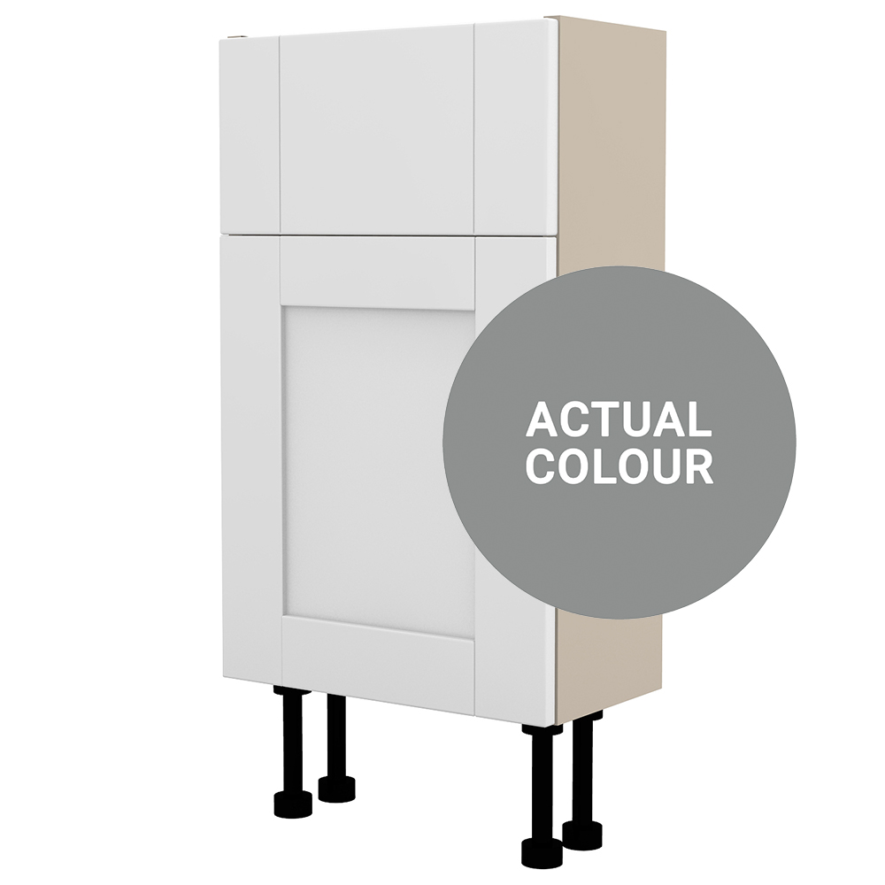 Image of Duarti By Calypso Highwood 400mm Slimline 1 Door Vanity Unit - Twilight Grey