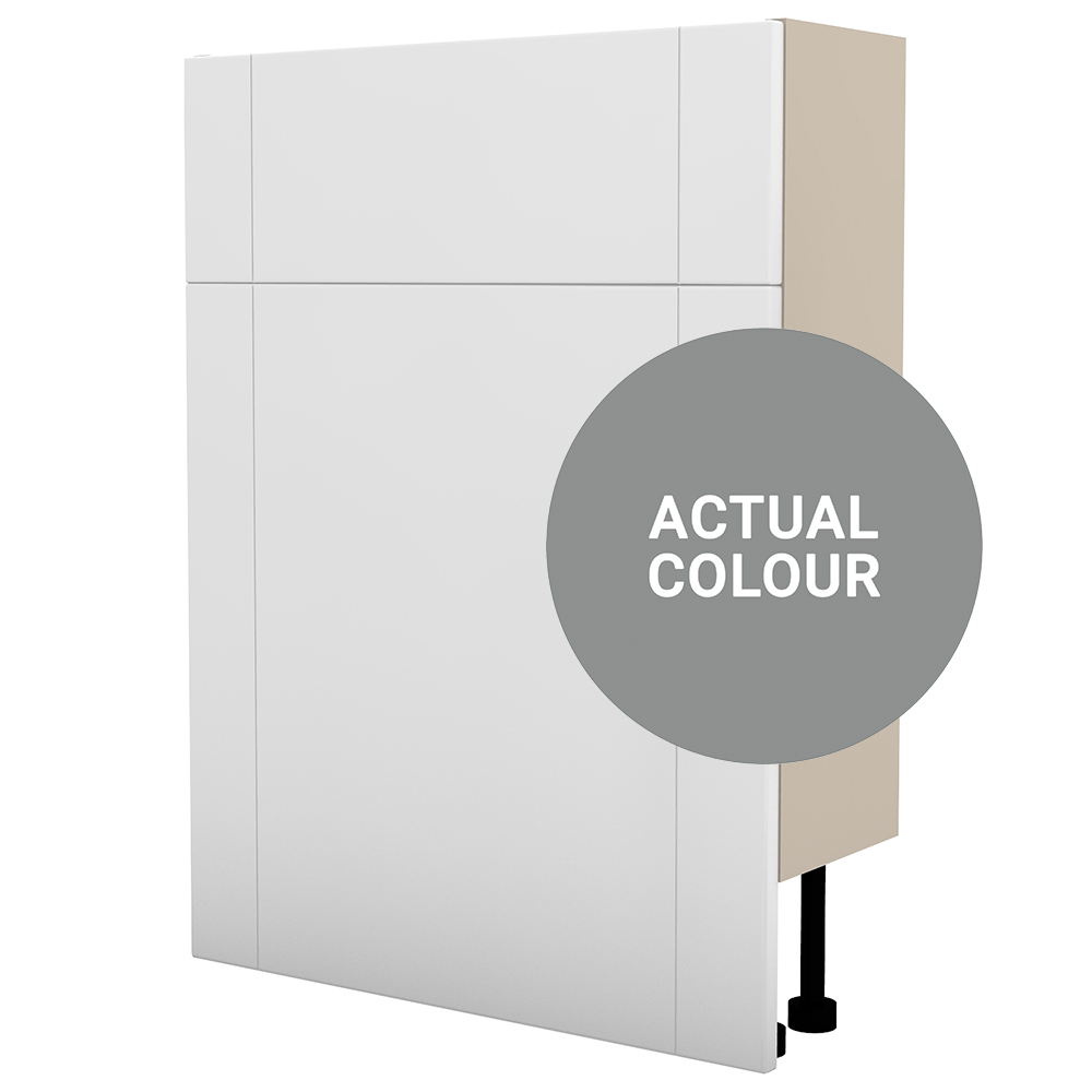 Image of Duarti By Calypso Highwood 600mm Floor Reaching Slimline Toilet Unit - Twilight Grey