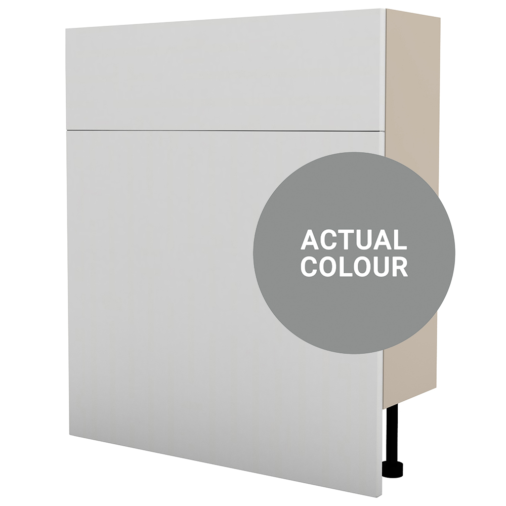 Image of Duarti By Calypso Cascade 700mm Floor Reaching Slimline Toilet Unit - Twilight Grey