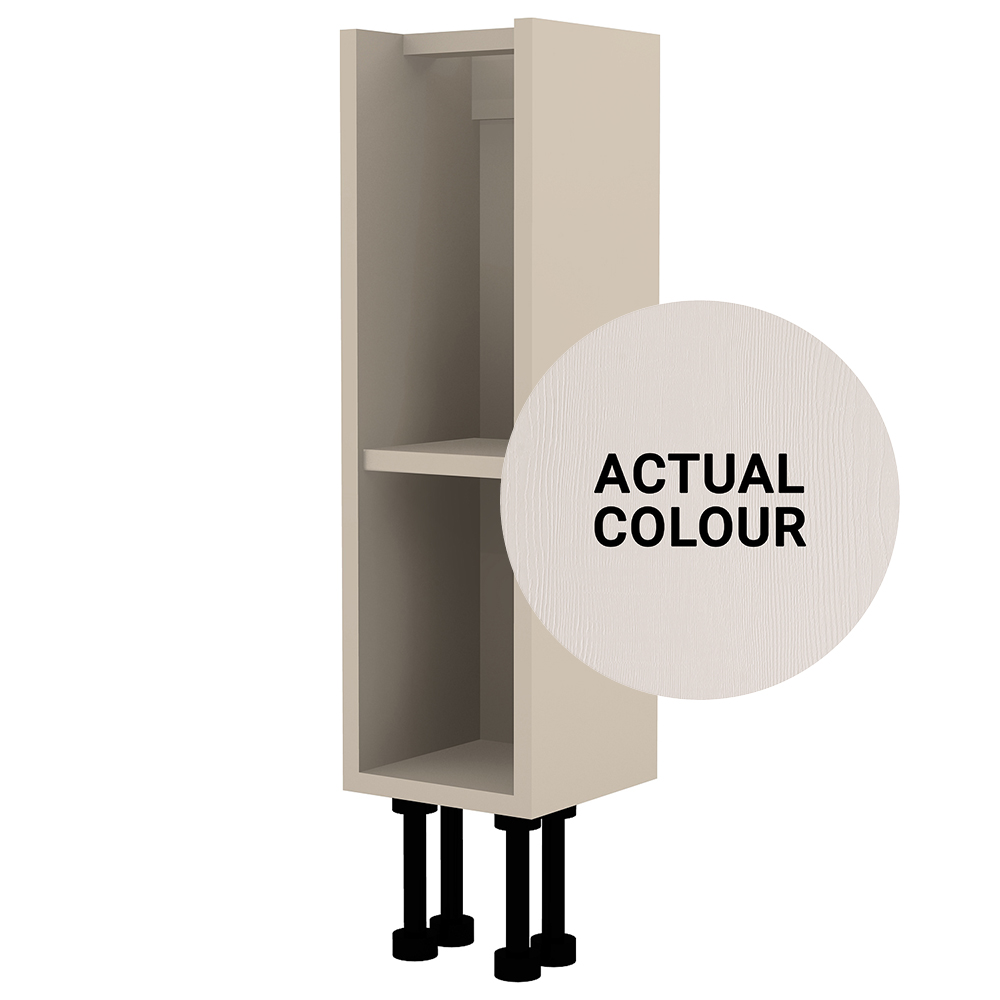 Image of Duarti By Calypso Highwood 200mm Slimline Floor Standing Open Unit - Taupe