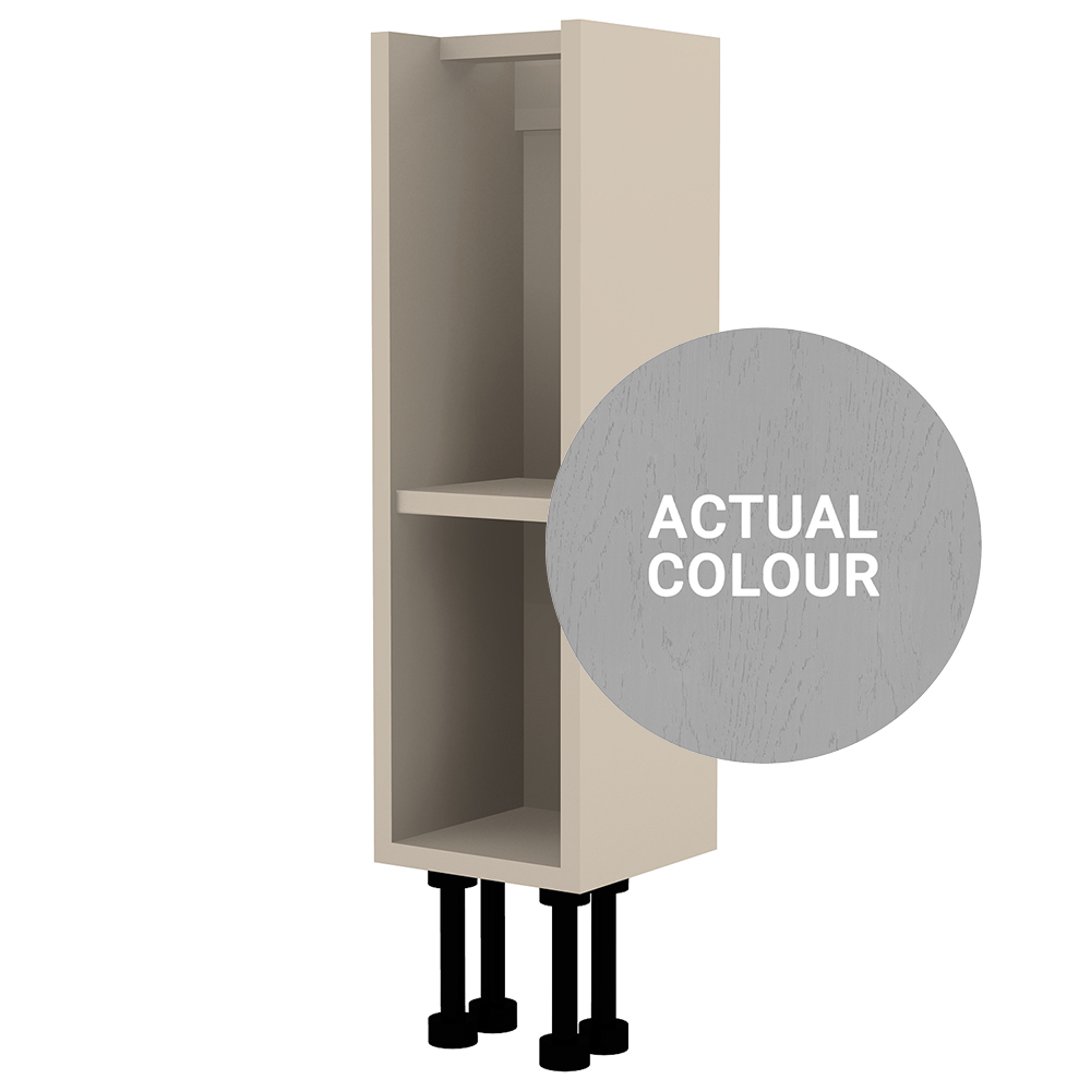 Image of Duarti By Calypso Highwood 200mm Slimline Floor Standing Open Unit - Fossil Grey