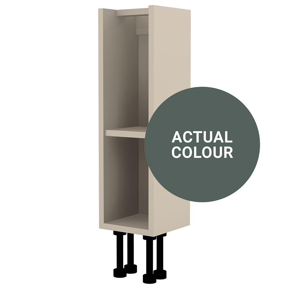 Image of Duarti By Calypso Highwood 200mm Slimline Floor Standing Open Unit - Woodland Green