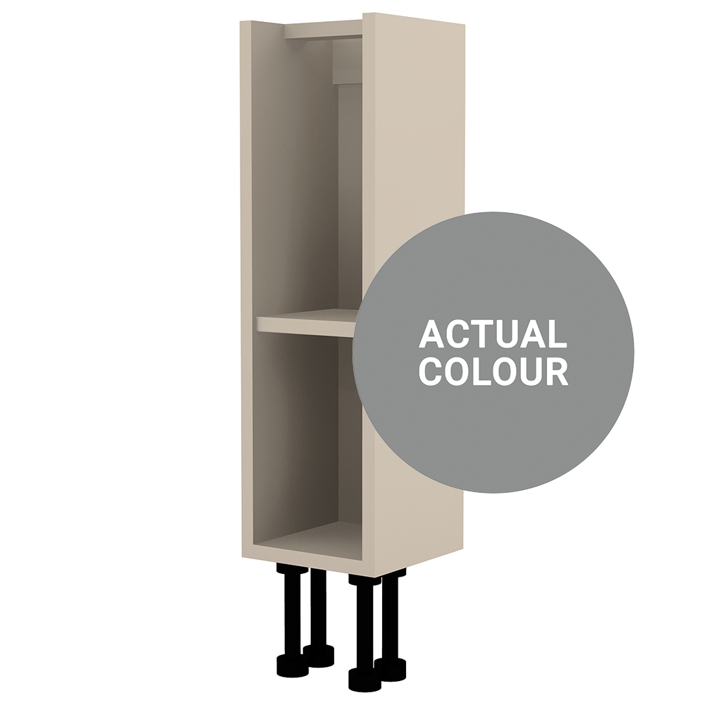 Image of Duarti By Calypso Highwood 200mm Slimline Floor Standing Open Unit - Twilight Grey