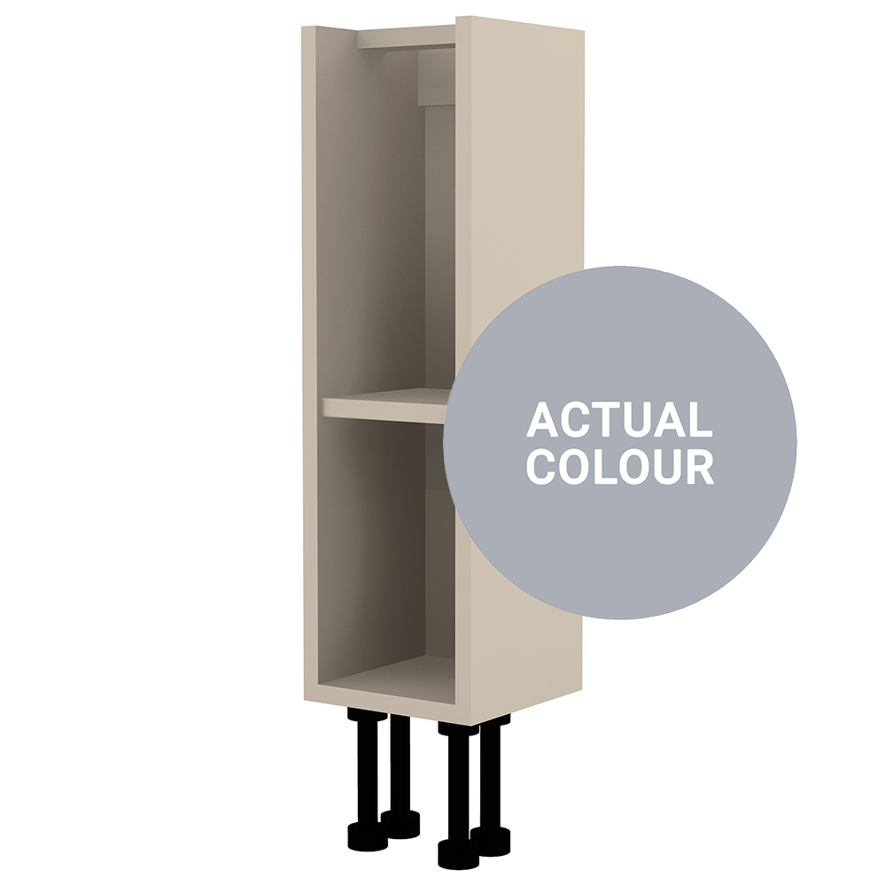 Image of Duarti By Calypso Beaufort 200mm Slimline Floor Standing Open Unit - Shadow Grey