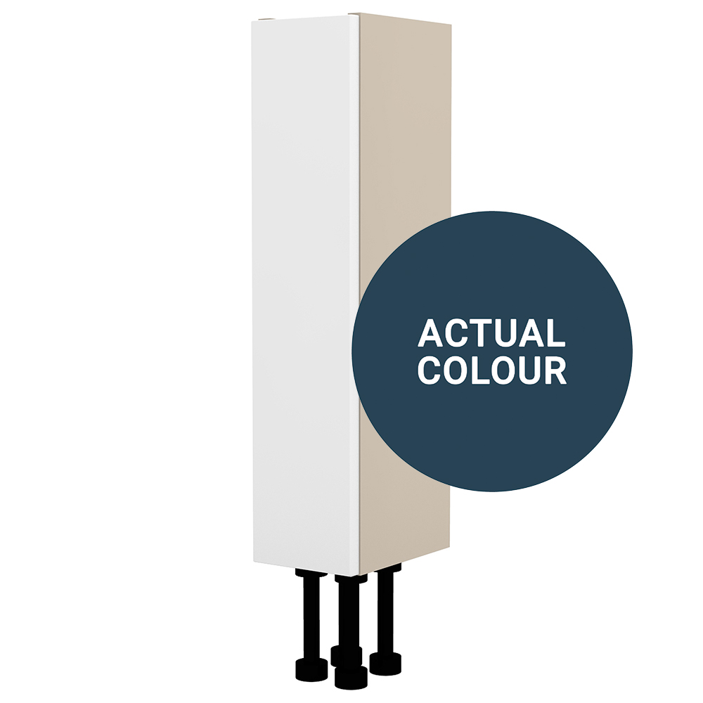 Image of Duarti By Calypso Cascade 150mm Slimline 1 Door Floor Standing Unit - Twilight Blue