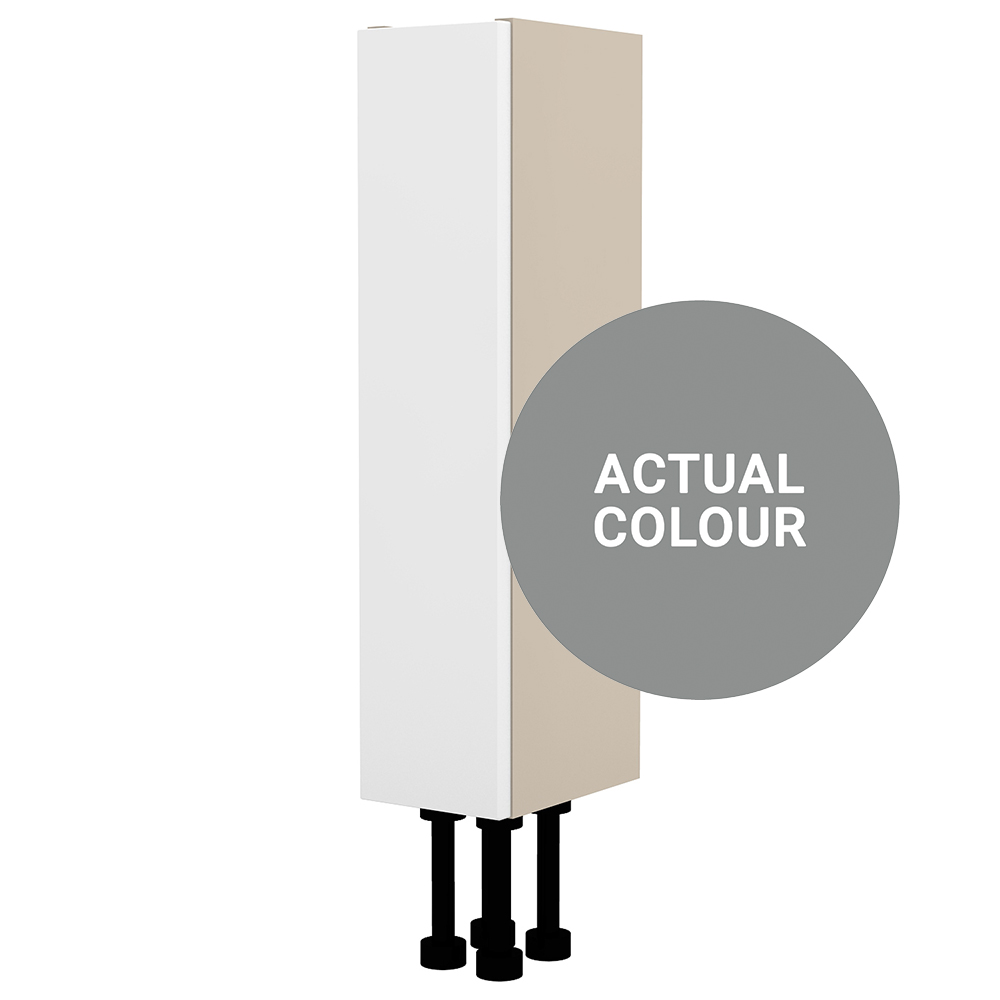 Image of Duarti By Calypso Cascade 150mm Slimline 1 Door Floor Standing Unit - Twilight Grey