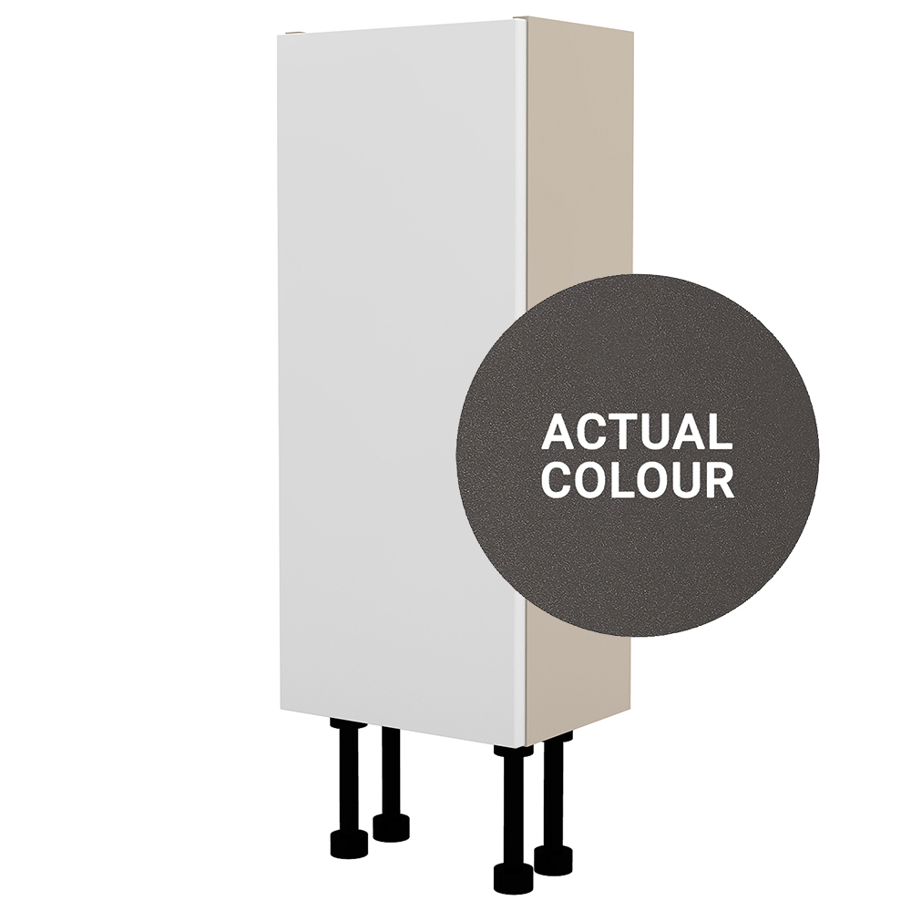 Image of Duarti By Calypso Cascade 250mm Slimline 1 Door Floor Standing Unit - Galaxy Grey