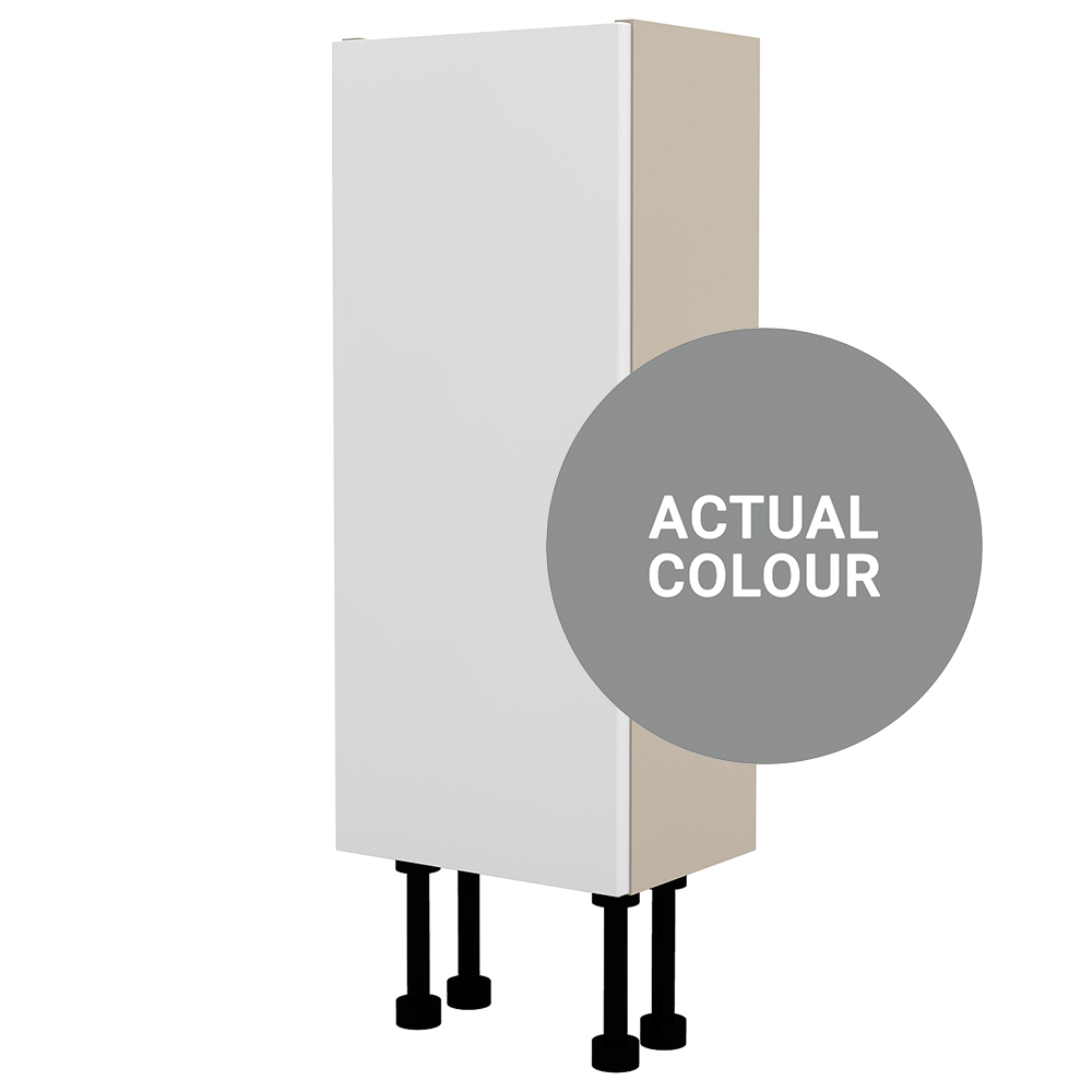 Image of Duarti By Calypso Cascade 250mm Slimline 1 Door Floor Standing Unit - Twilight Grey