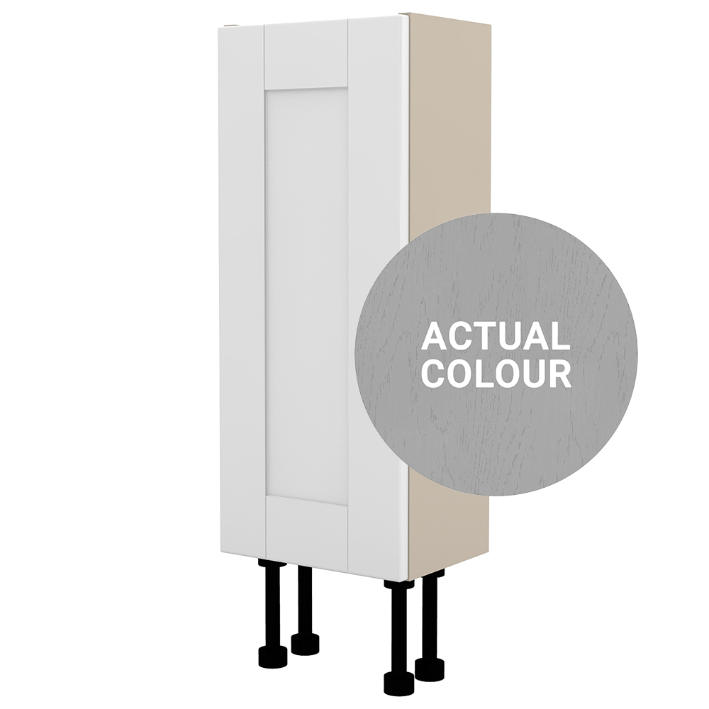 Duarti By Calypso Highwood 250mm Slimline 1 Door Floor Standing Unit - Fossil Grey