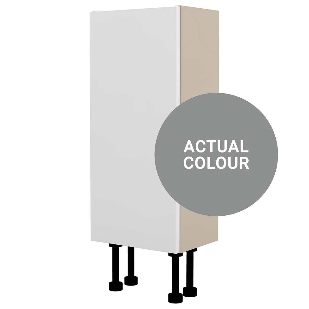 Image of Duarti By Calypso Cascade 300mm Slimline 1 Door Floor Standing Unit - Twilight Grey