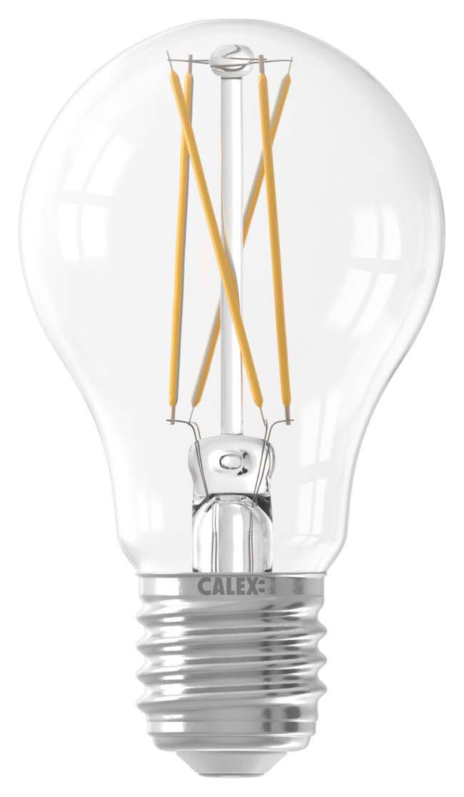 Image of Calex Smart Clear Filament A60 E27 7W Dimmable Light Bulb