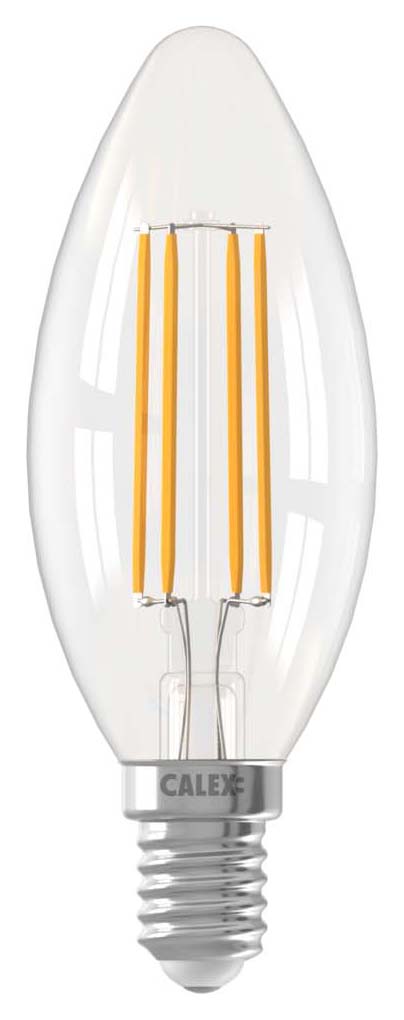 Image of Calex Smart Clear Filament E14 4.9W Dimmable Candle Light Bulb