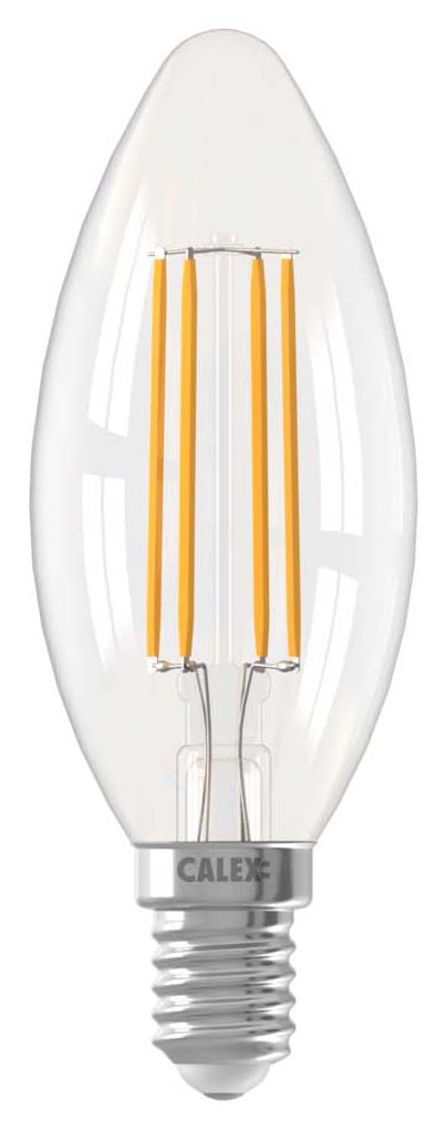 Calex Smart Clear Filament E14 4.9W Dimmable Candle Light Bulb