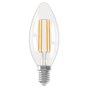 Image of Calex Smart Clear Filament E14 4.9W Dimmable Candle Light Bulb