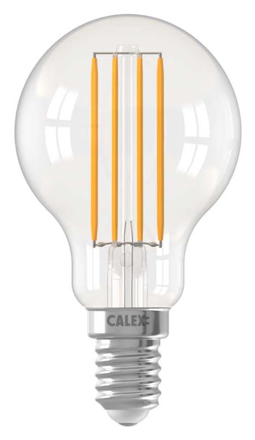 Calex Smart Clear Filament E14 4.5W Ball Light Bulb