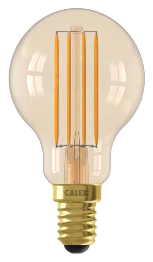 Image of Calex Smart Gold Filament E14 4.5W Ball Lamp