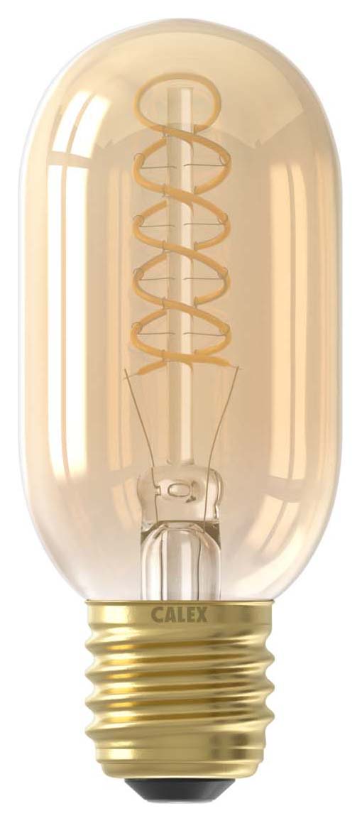 Image of Calex Standard Gold Filament Flex Tubular E27 3.8W Dimmable Light Bulb