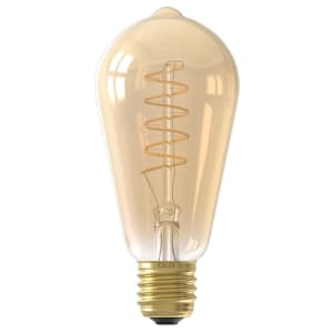 Calex Standard Gold Filament Flex E27 3.8W Rustic Dimmable Light Bulb